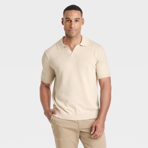 Men's Short Sleeve Johnny Collar Sweater - Goodfellow & Co™ - 1 of 3
