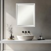 Amanti Art Incline Beveled Wood Framed Bathroom Vanity Wall Mirror - 4 of 4