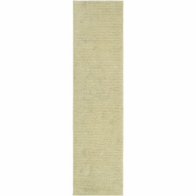 Hauteloom Isako Solid Lime Washable Area Rug