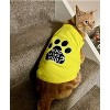 Parisian Pet 'Who Saved Who' Heartwarming Dog Shirt – Funny Slogan Pet T-Shirt for Dogs & Cats, Light Yellow - 3 of 4