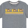 Boys' - Pokémon - Pikachu Eevee Friends Retro Stripe Short Sleeve Graphic T-Shirt - 2 of 4