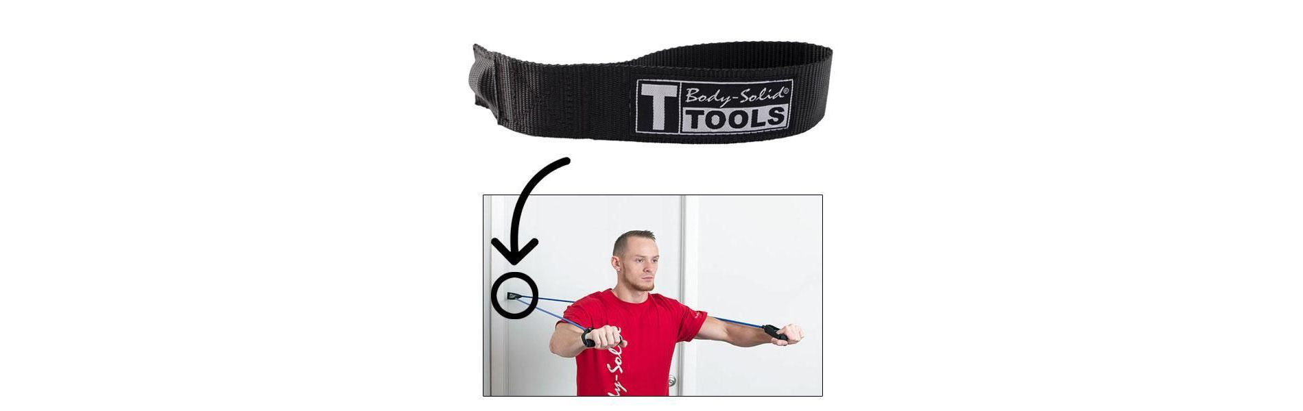 Body-Solid Tools Resistance Tube Door Attachment