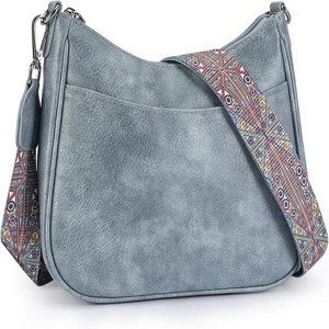 Attop Brown Trendy Leather Crossbody Purse with Adjustable Strap, Women's Shoulder Handbag - 1 of 4