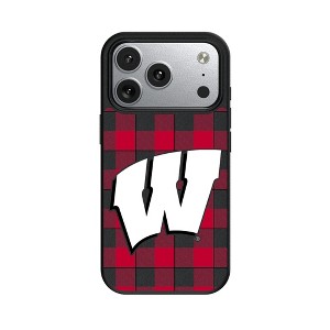 NCAA Big Ten Universities Plaid MagSafe Compatible Cell Phone Case for Apple iPhone 17 Series - 1 of 4