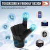 Winter Touchscreen Gloves for Men: Warm Running Gloves Windproof Water Resistant - Lightweight Thermal Glove for Hiking Cycling Driving - 3 of 4
