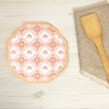 Pavilion Gift Company - Coral - 8.25" Ceramic Trivet - Trivets - 2 of 4