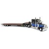 First Gear DCP Blue & Black 1/64 Peterbilt 389 Sleeper Cab Landoll 440B Traveling Axle Trailer 60-2050 - 2 of 4