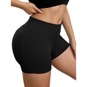 INSPIRE CHIC Women's Slimming Waist Butt Lifter Control Panties Workout Sport Running Shaper Short - 1 of 4