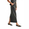 Women's Leather Pencil Skirt - MIOU MUSE - 3 of 4