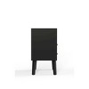 Alpine Furniture,Flynn Large Nightstand, Black - 3 of 4