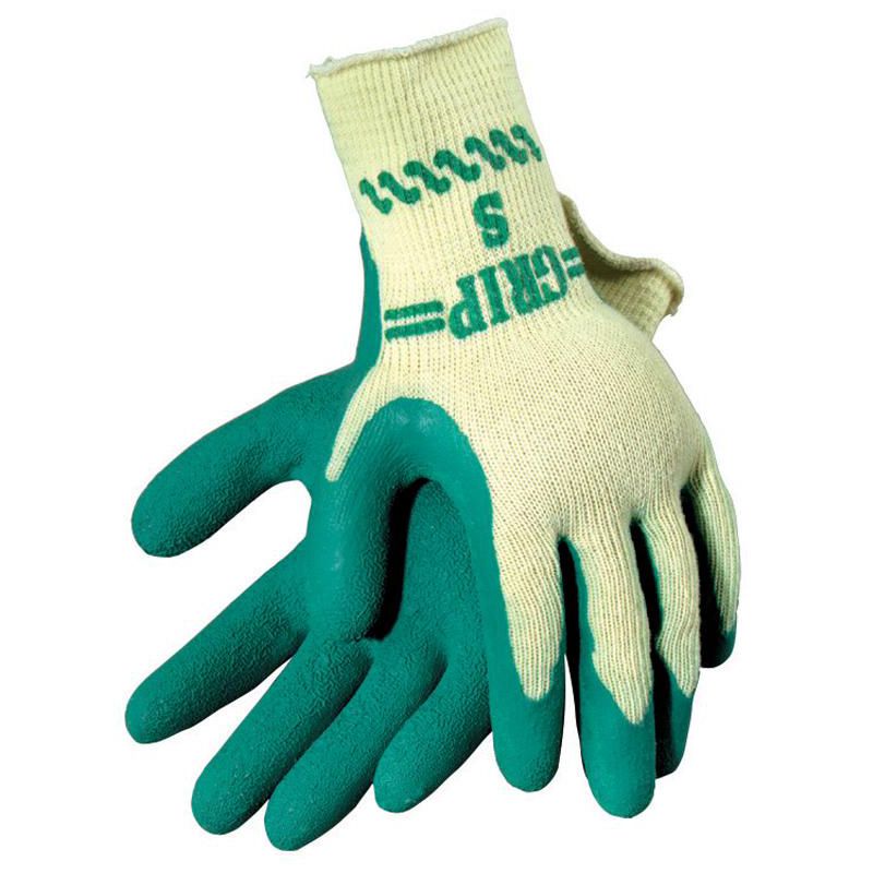 Atlas Unisex Indoor and Outdoor Coated Gardening Gloves Green/Yellow S 1 pair, 1 of 2