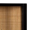 Kate & Laurel All Things Decor 30" Ori Rattan/Wood Wall Shelf Black - 2 of 4