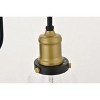 Elegant Lighting Felicity 1 light brass and black Wall Sconce - image 3 of 4