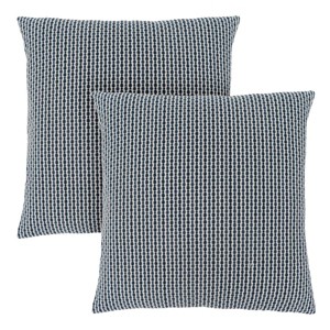 TopComfy Support Pillow Decorative Throw Pillow Set with Classic Dot Design for Sofa or Bed Use, Blue, 17"*17"*3" - 1 of 4