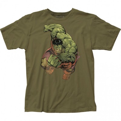 Mens Incredible Hulk Punch T-Shirt