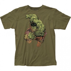 Mens Incredible Hulk Punch T-Shirt - 1 of 2