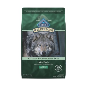 Blue Buffalo Wilderness Adult Dry Dog Food with Duck Flavor - 24lbs - 1 of 4