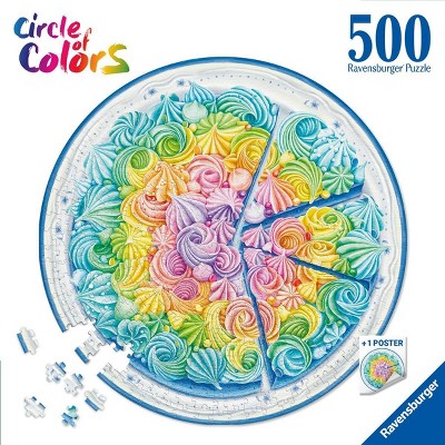 Ravensburger Circle of Colors Rainbow Cake Jigsaw Puzzle - 500pc