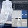 YEERSWAG Versatile Bed Canopy Bed Curtain Net For Single to King Size Best Gift For Girls - 3 of 4