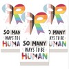 Big Dot of Happiness So Many Ways to Be Human - Square Favor Gift Boxes - Pride Party Bow Boxes - Set of 12 - 2 of 4