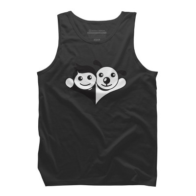 Men's Design By Humans Doggy Friend By graphicganga Tank Top