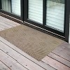 4' X 6' Gray and  Geometric Stain Resistant Indoor Outdoor Area Rug - 2 of 4