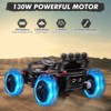 24V Electric UTV, Ride On Toys for Kids, 2x130W Electric Car with Remote Control, 4 Shock Absorbers, LED Lights, Music - image 2 of 4