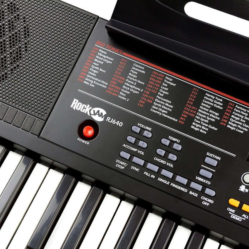 RockJam 61-Key Full Size Profesional  Keyboard Piano RJ640, 3 of 10