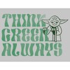 Juniors Womens Star Wars Yoda St. Patrick's Day Think Green Always T-Shirt - 2 of 4