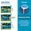 Bestway Steel ProRectangular Metal Frame Above Ground Outdoor Backyard Swimming Pool - 4 of 4