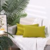 Unique Bargains Sofa Bed Solid Hidden Zippers Pillowcases 2 Pcs - 3 of 4