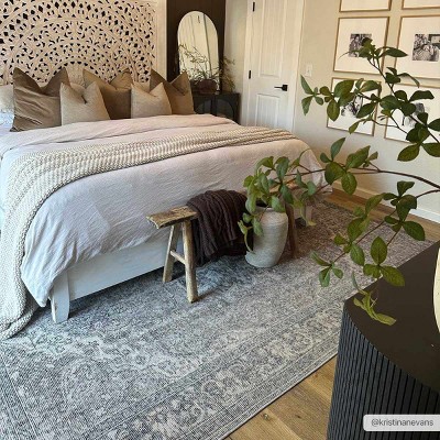 Hauteloom Greenpoint Dusty Blue Washable Rug