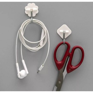 Kitcheniva Heavy Duty Adhesive Wall Hooks 24 Pcs - 1 of 4