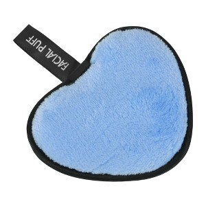 Unique Bargains Heart-shaped Facial Sponges 3.94"x3.15" 1 Pc - 1 of 4