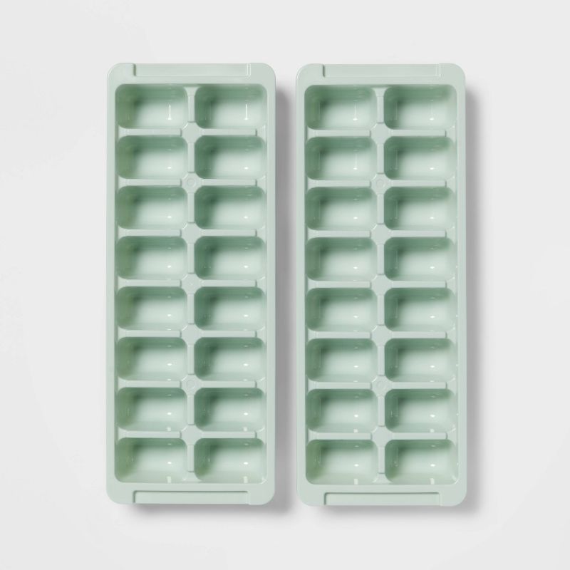 2pk Plastic Ice Trays Mint Green - Room Essentials&#8482;, 4 of 5