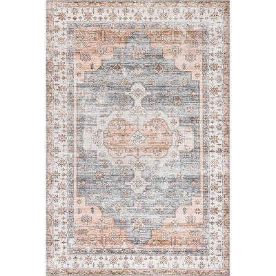 Nuloom Banks Vintage Pet Friendly Machine Washable Area Rug