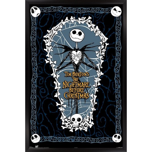 Trends International The Nightmare Before Christmas - Skellington Framed  Wall Poster Prints : Target