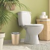Cameo 5 Liter Waste Basket Can for Garbage, Round Open Top Trash Can for Bathroom Bedroom, Kitchen, Stainless Steel, Fingerprint Resistant - 2 of 4