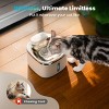 Oneisall PW04 Wireless Cat Fountain: 3.5L Stainless Steel, Battery Operated, Cordless, Rechargeable w/ Motion Sensor – Pet Water Dispenser - 2 of 4