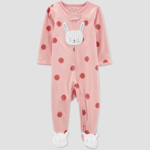 Carter's Just One You®️ Baby Dot Bunny Sleep N' Play - Pink - image 1 of 4