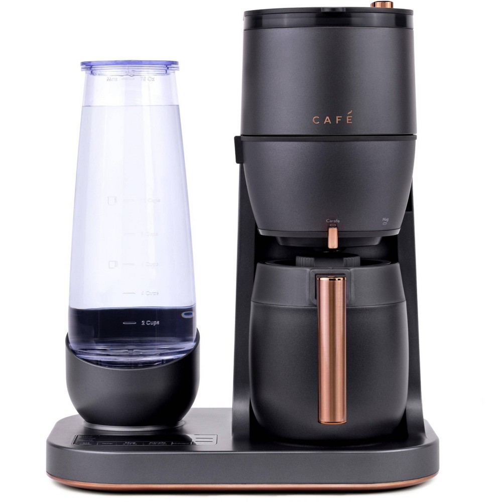 Photos - Coffee Maker CAFE Grind and Brew - Matte Black: GE Appliances Drip , 40 Cup Capacity, Coffee Filter Holder, Electric, 45 oz