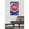 Trends International NBA Detroit Pistons - Maximalist Logo 23 Framed Wall Poster Prints - 2 of 4