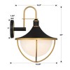 Crystorama Lighting Atlas 3 - Light Sconce in  Matte Black/Textured Gold - 2 of 4