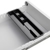 SEVOBAL Utility Storage Cabinet Mobile File Cabinet with Hanging Bar for Office Use, White, 21"*18"*24" - 2 of 4