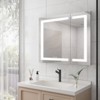 TIRAMISUBEST 36x30 inch Medicine Cabinet with LED Vanity Mirror, Anti-Fog Recessed or Surface Mount Bathroom Double Door Large Storage - 4 of 4