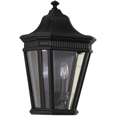 Generation Lighting Cotswold Lane 16" Black Outdoor Porch Wall Light