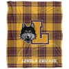 Loyola University Chicago Campus Plaid Spirit Silky Touch Super Soft Throw Blanket 50x60 - 2 of 4