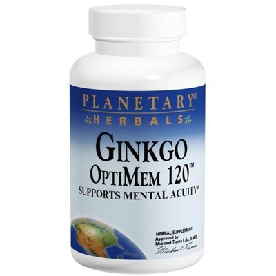 Ginkgo OptiMem 120 by Planetary Herbals  -  60 Tablet