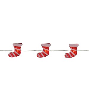 Northlight 20ct LED Christmas Stocking Fairy Lights Warm White - 6' Copper Wire - 1 of 1