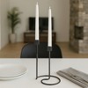 Decorative Taper Candle Holders for Living Home Decor - Swirl Candle Holder Centerpieces for Table, Office or Mantel - 2 of 4